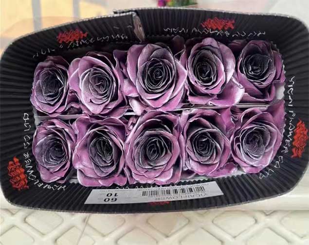 喷色乌梅子酱图